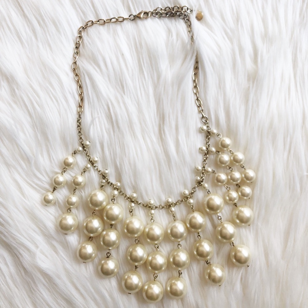 J.Crew Pearl Statement Necklace